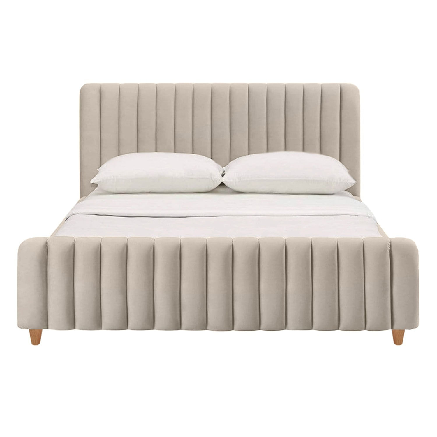 Cama Doble Vitale Beige