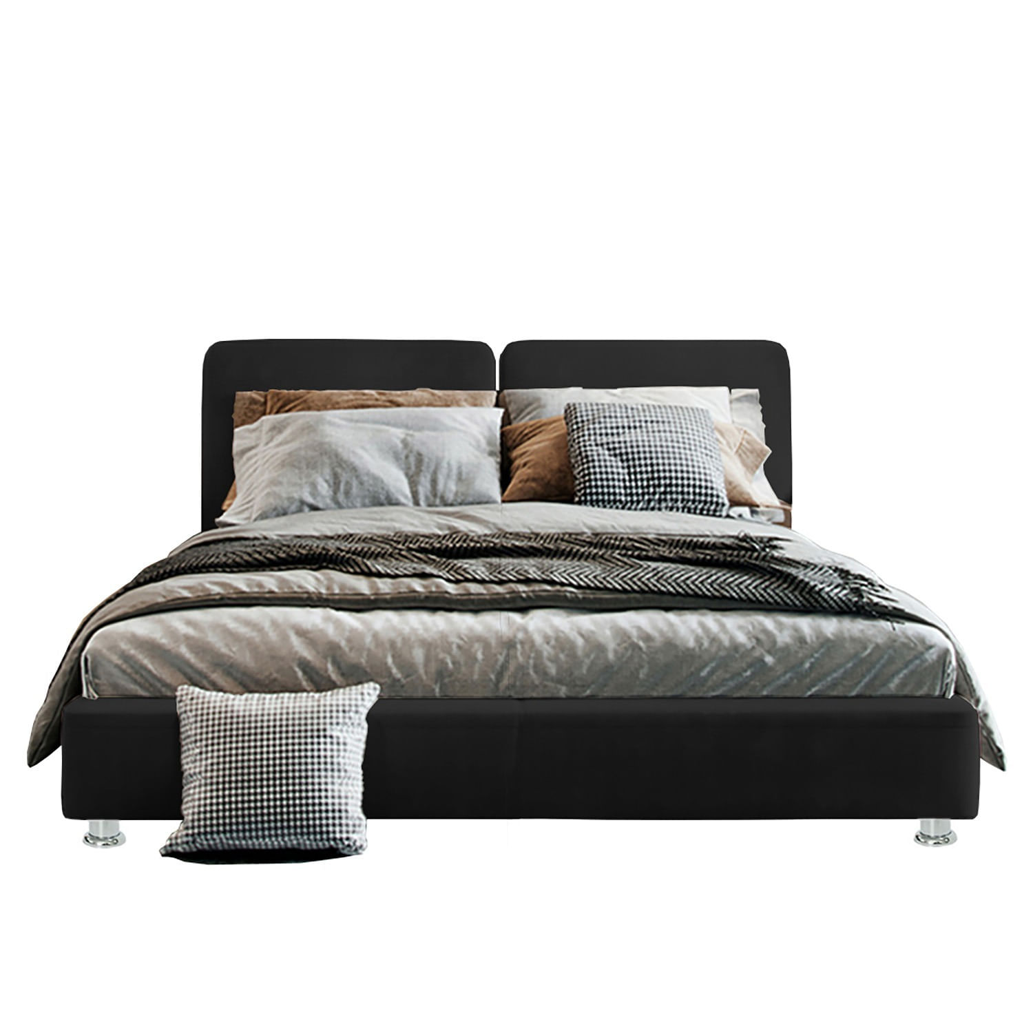 Cama Doble Gabor Negro