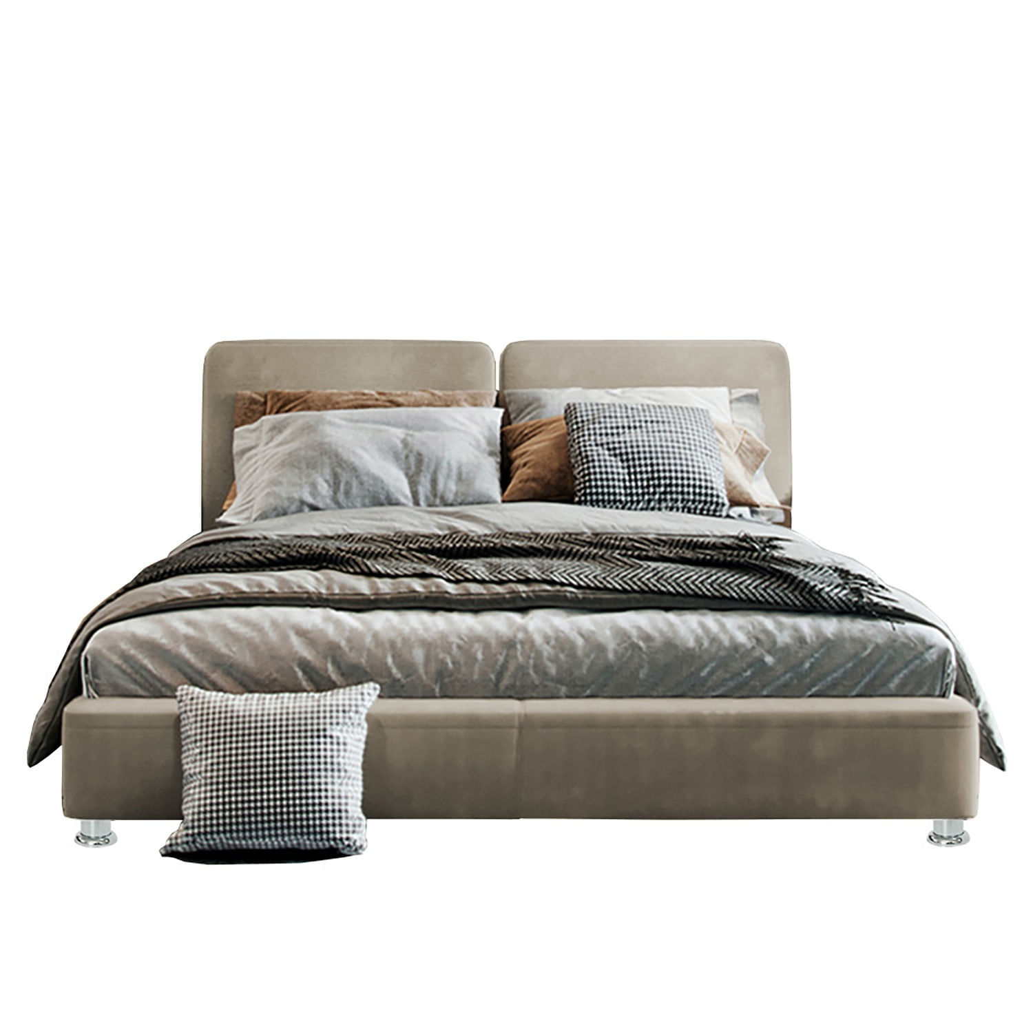 Cama Queen Gabor Taupe