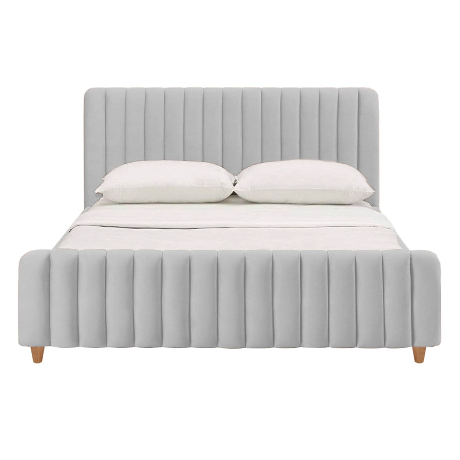 Cama King Vitale Gris Perla