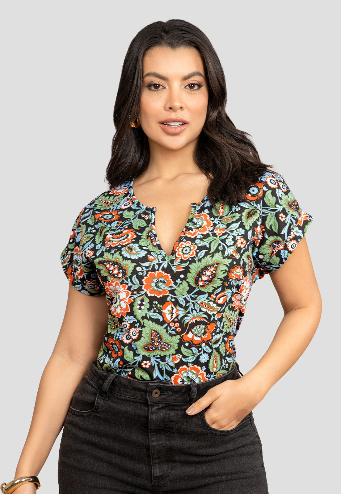 Blusa Mujer Estampado Mp 112026