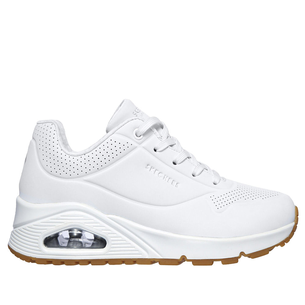 TENIS SKECHERS MUJER 73690WHT UNO