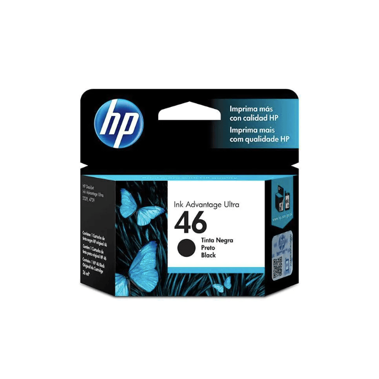 Cartucho HP 46 DeskJet Ultra Ink Advantage (1.500 páginas) -Negro