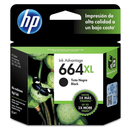 Cartucho HP  664XL&nbsp; HP DeskJet Ink Advantaje (330 páginas) -Tricolor