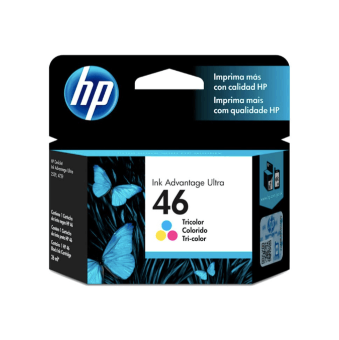Cartucho HP 46 DeskJet Ultra Ink Advantage (750 páginas) -Tricolor