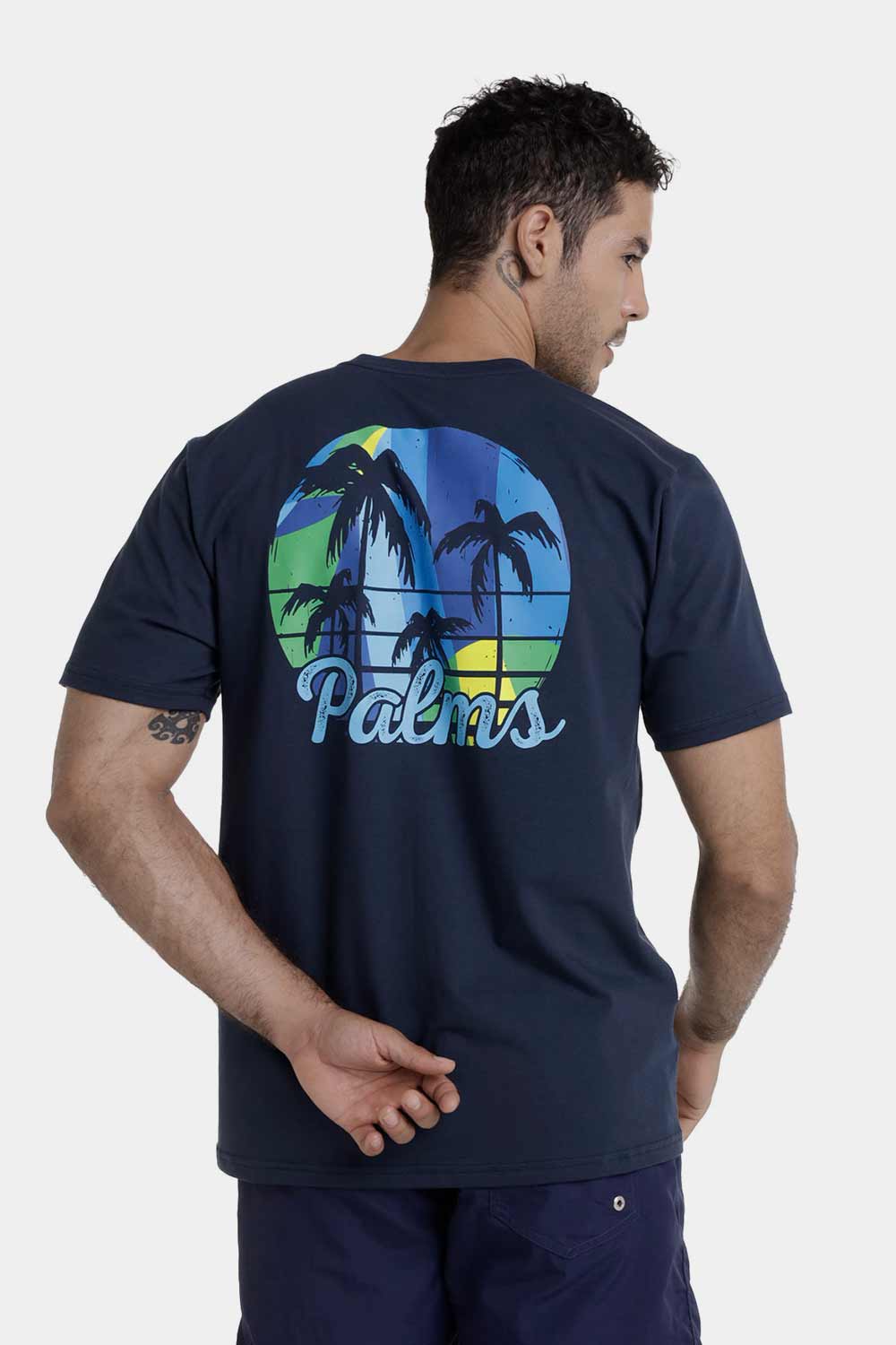 Camiseta Manga Corta Hawaian Garden Hombre