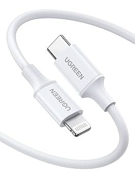 Cable Ugreen Liso C a Lightning 2M Blanco