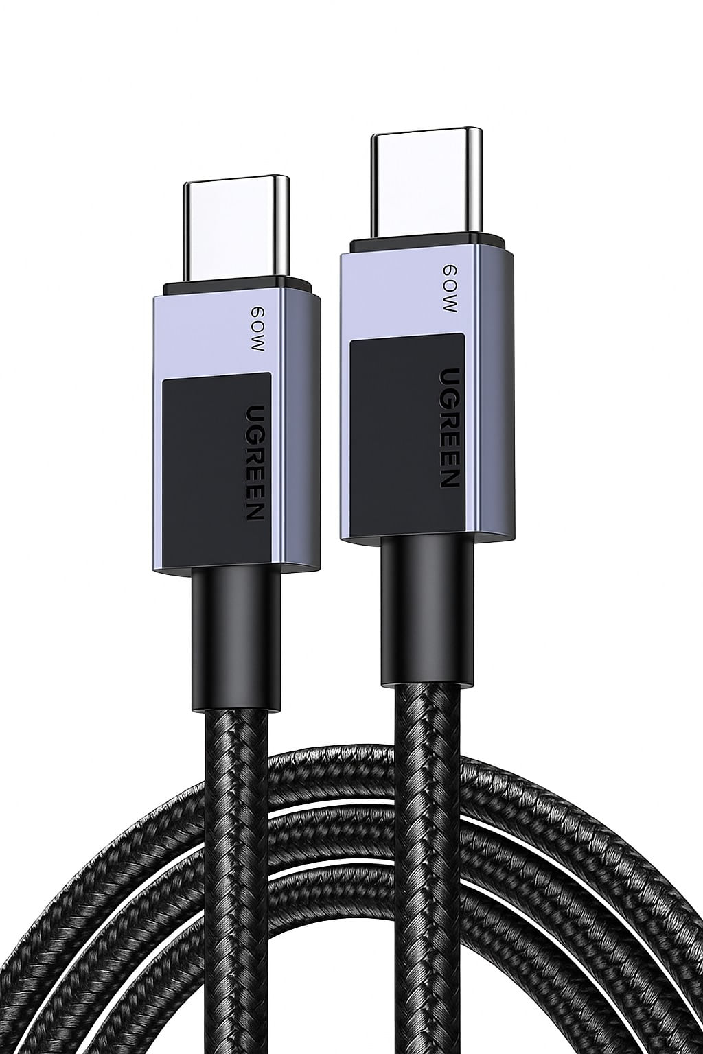 Cable Ugreen Trenzado C a C 1m Negro
