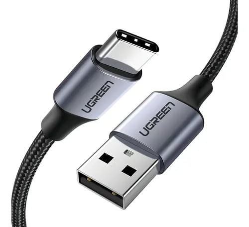 Cable Ugreen Trenzado Usb a C 2M Negro