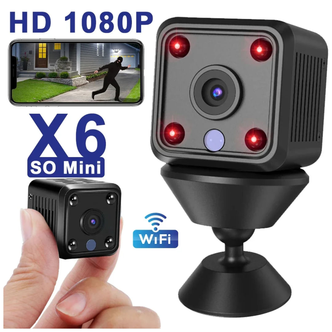 Mini Cámara Recargable X6 HD