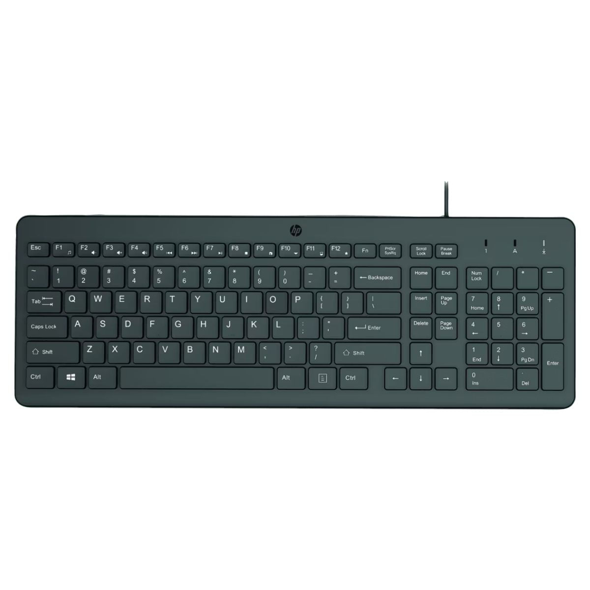 Teclado Alámbrico Hp Modelo 150 Negro