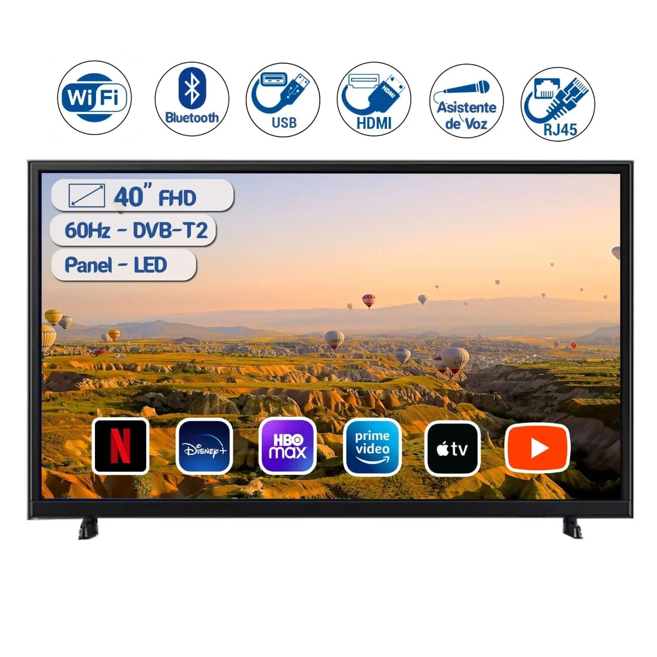 Televisor Samsung 40" Pulgadas Led Full HD Smart TV UN40F6000