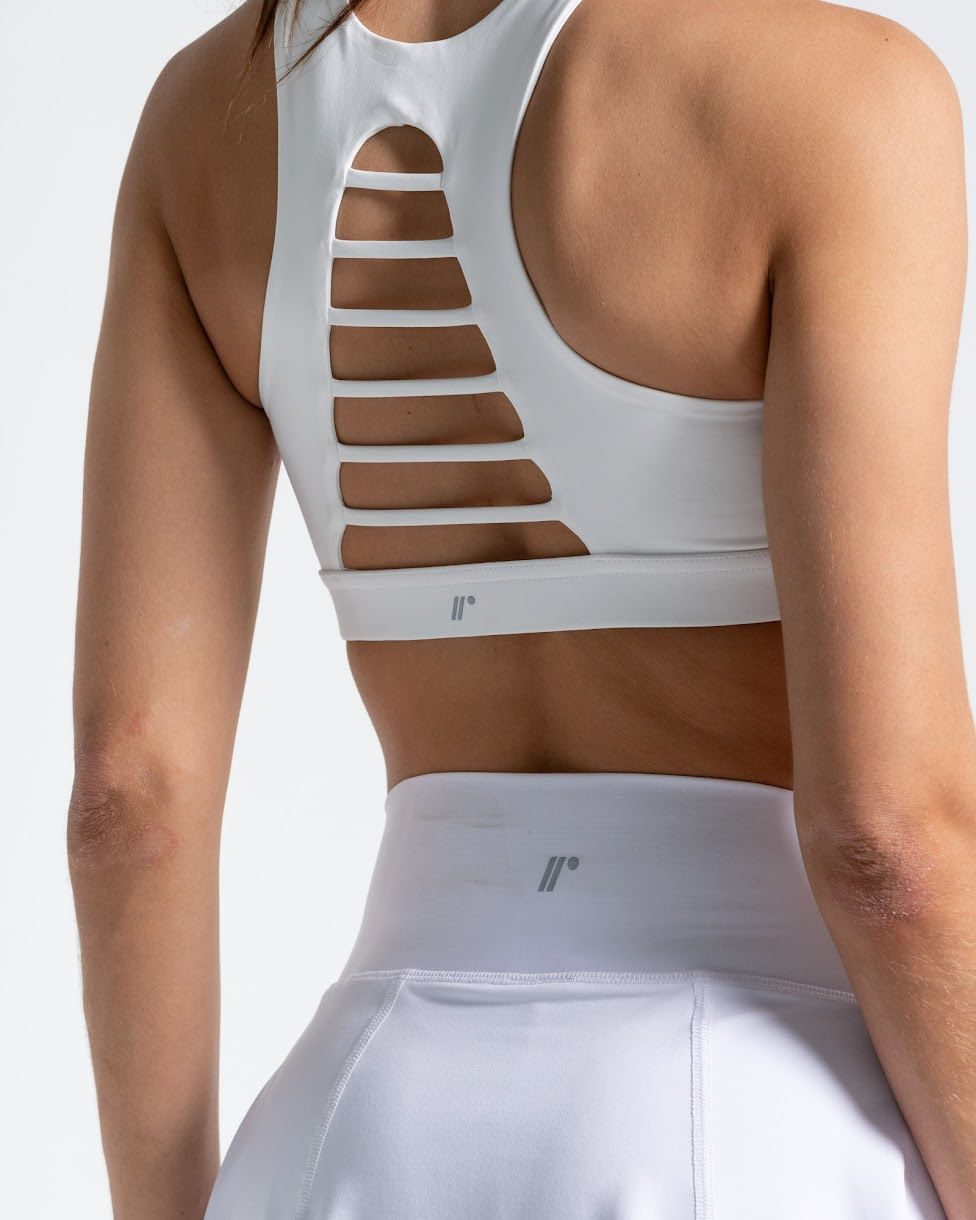 Top Vital Deportivo Soporte Alto, Color Blanco Para Mujer