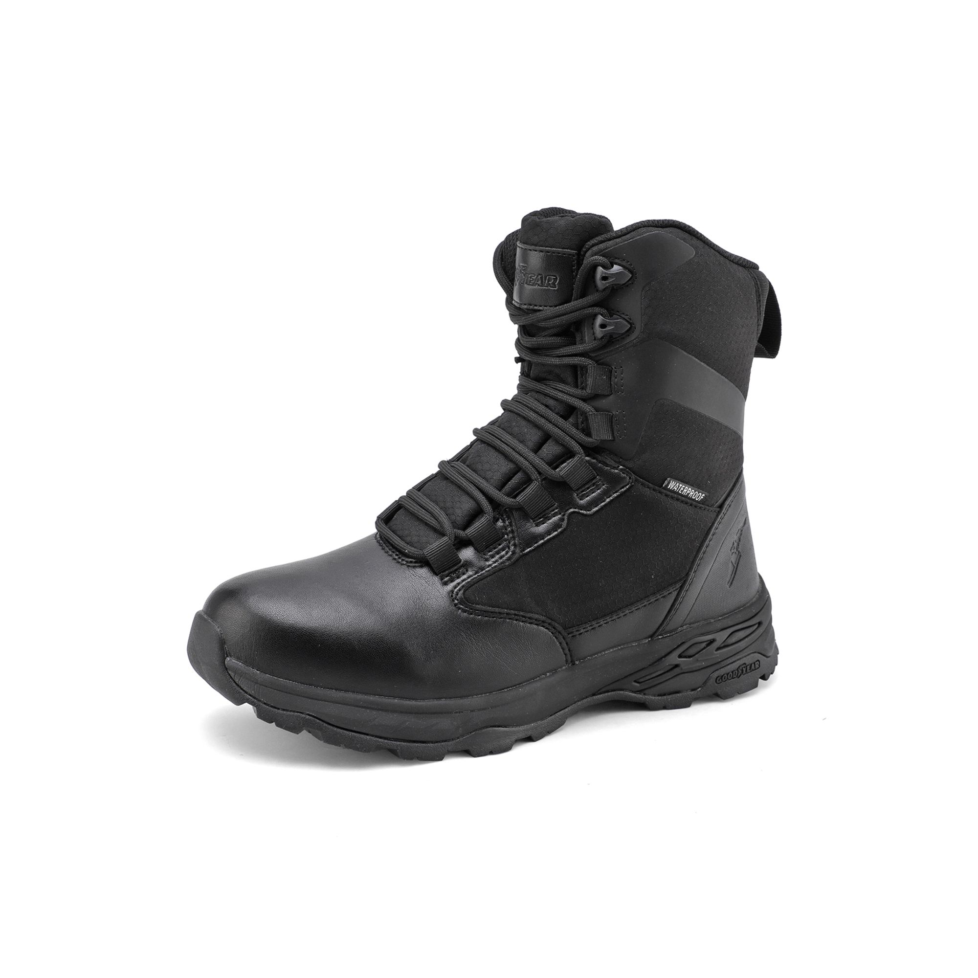 Bota Militar Y Policía Hombre Goodyear Negro WATERPROOF WRANGLER-A