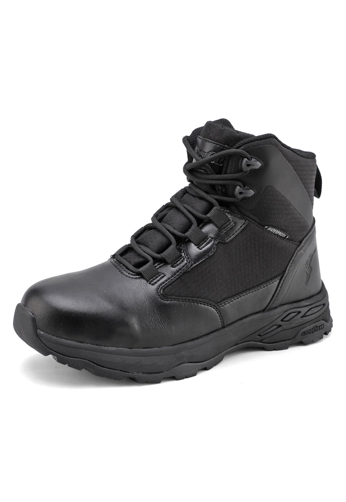 Bota Militar Y Policía Hombre Goodyear Negro WATERPROOF WHEELER-A