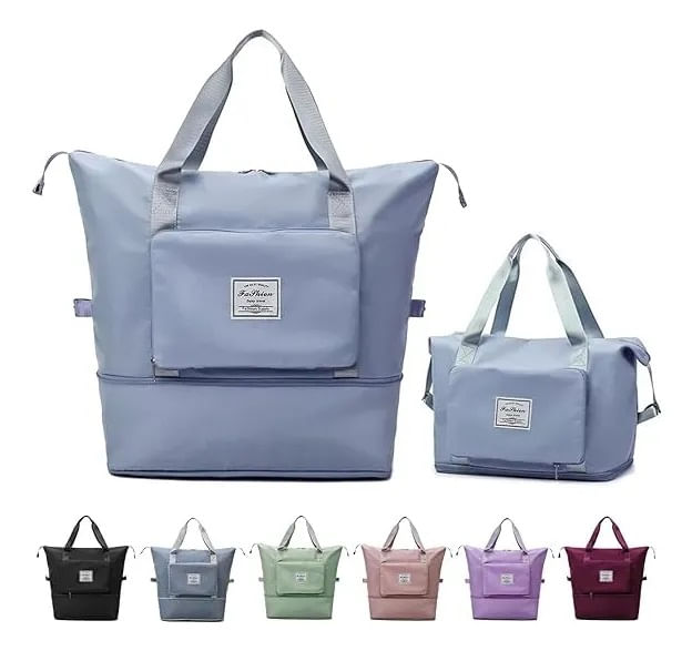 Bolsa De Viaje Plegable Expandible Repelente Al Agua Seca