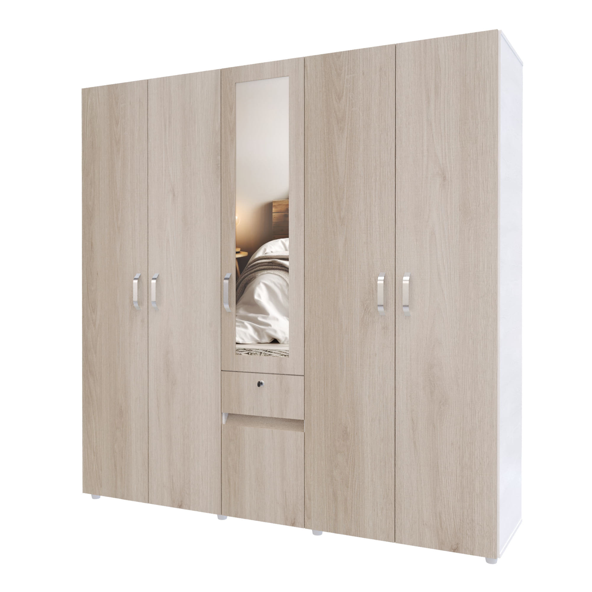 Closet/Armario Espejo Perla 200cm