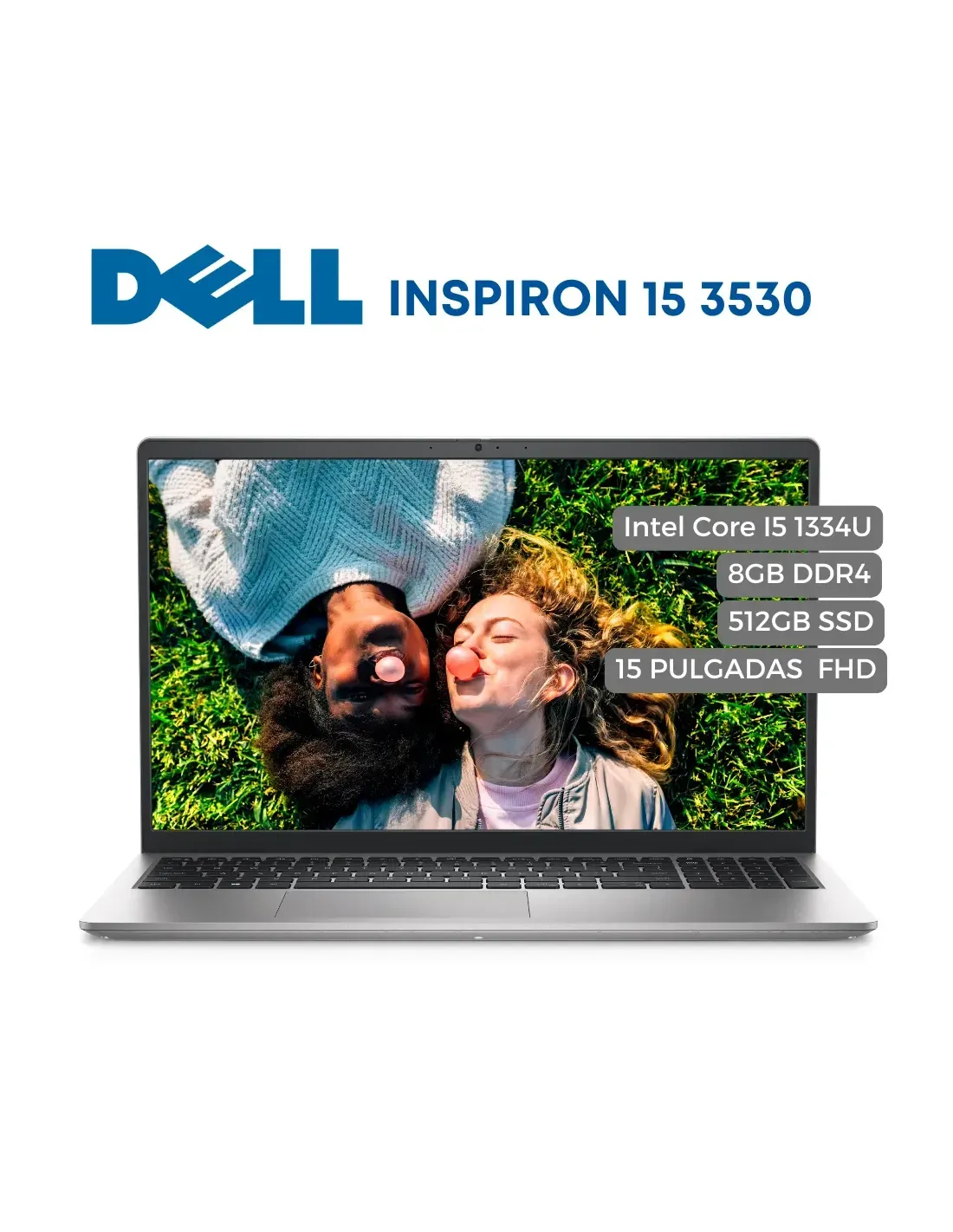 Portatil DELL Inspiron 15 3530 Intel Core I5 1334U, 8GB DDR4, 512GB SSD, 15.6" FHD