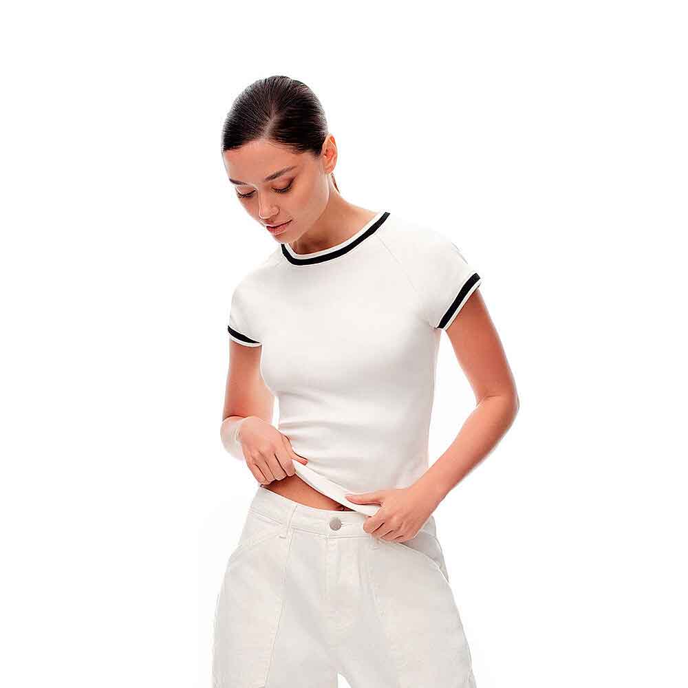 BLUSA GEF MUJER LETAK BLANCO 908