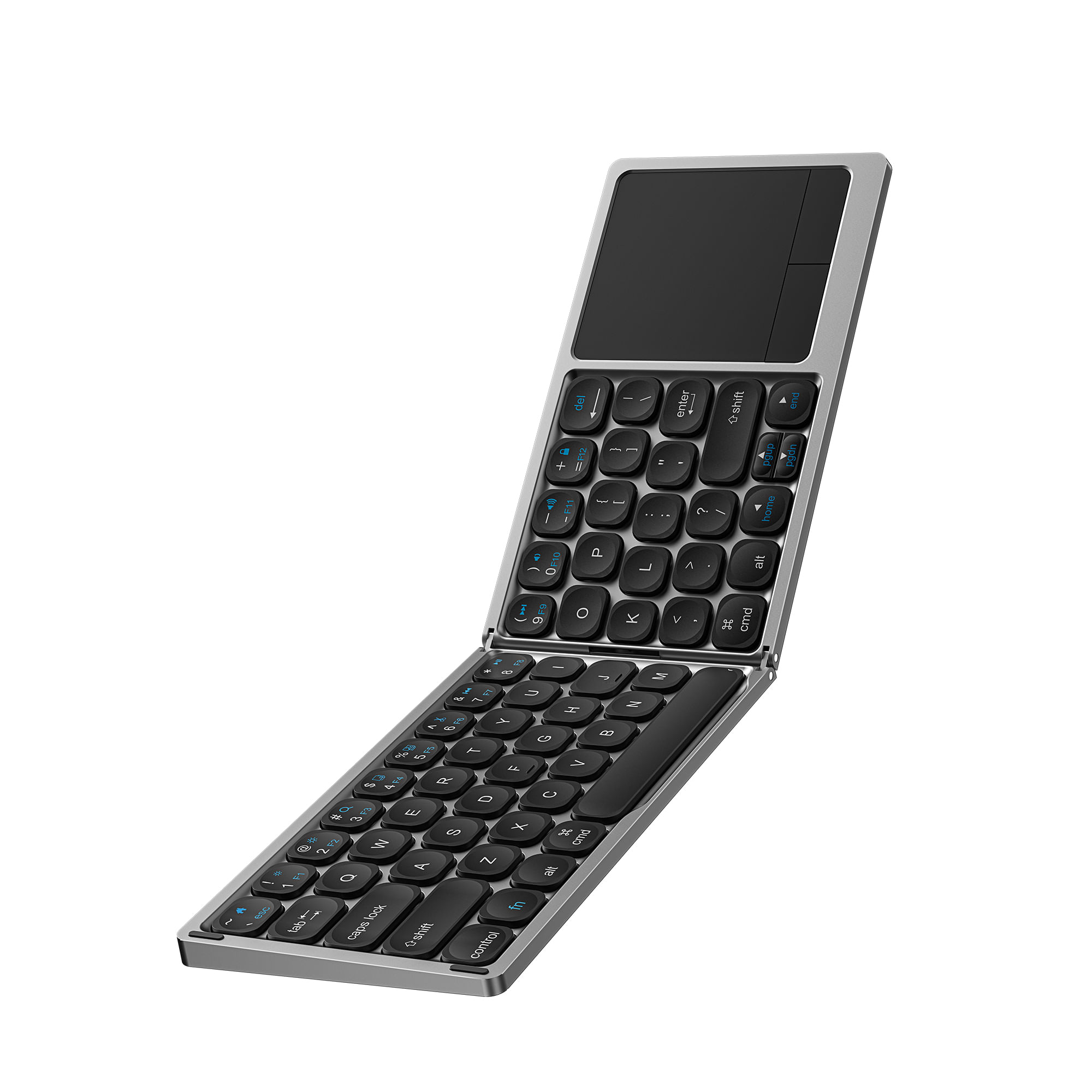 Teclado Plegable Bluetooth WIWU FMK-04 con Panel Táctil – Portátil, Compacto y Recargable