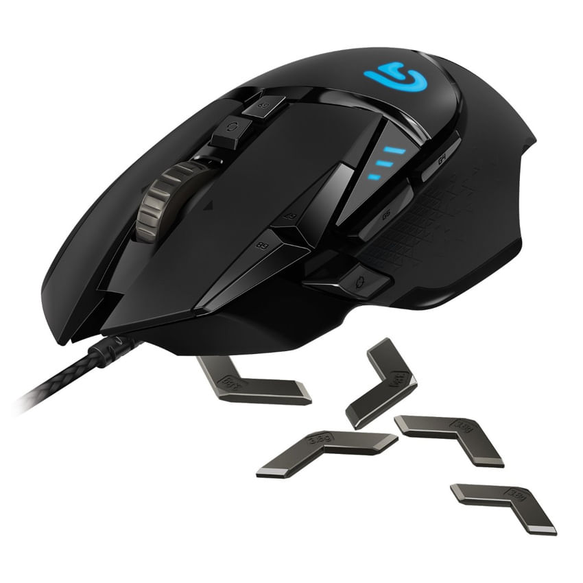 Mouse Gamer Logitech G502 HERO, Programable / RGB / 25.600dpi