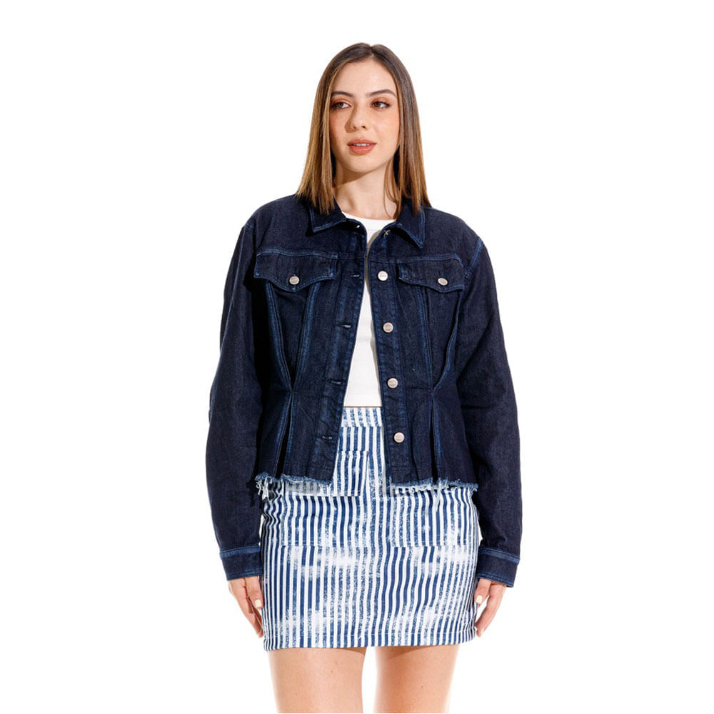 Chaqueta Denim Para Mujer High Girbaud