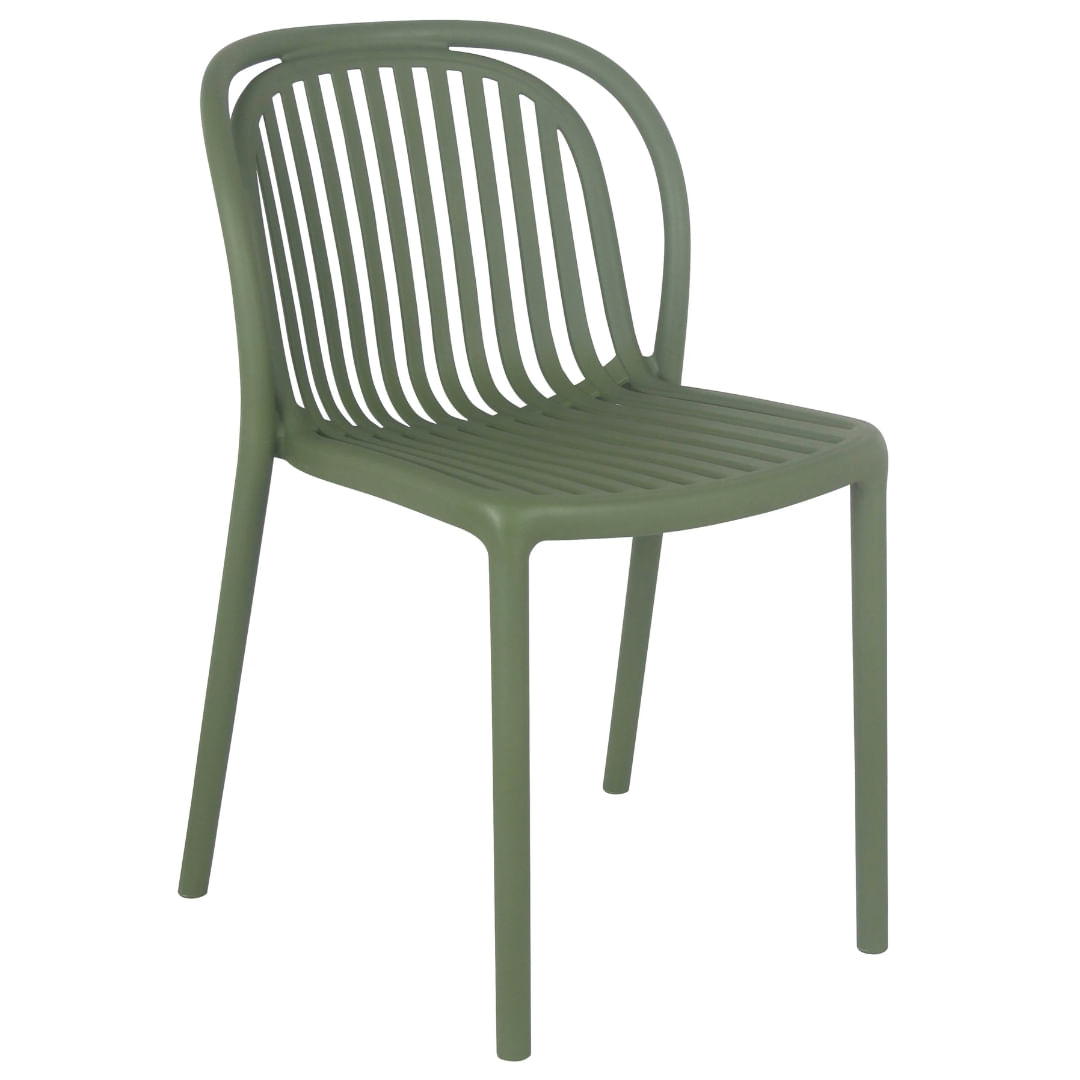 Silla Comedor Padua Verde Silla Exterior Apilable Resistente