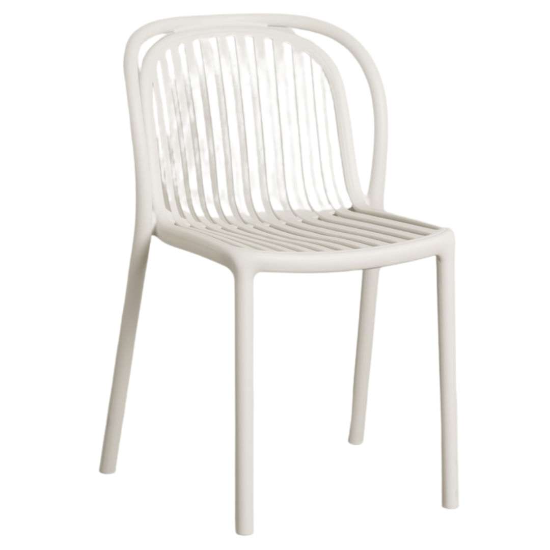 Silla Comedor Padua Blanca Silla Exterior Apilable Resistente