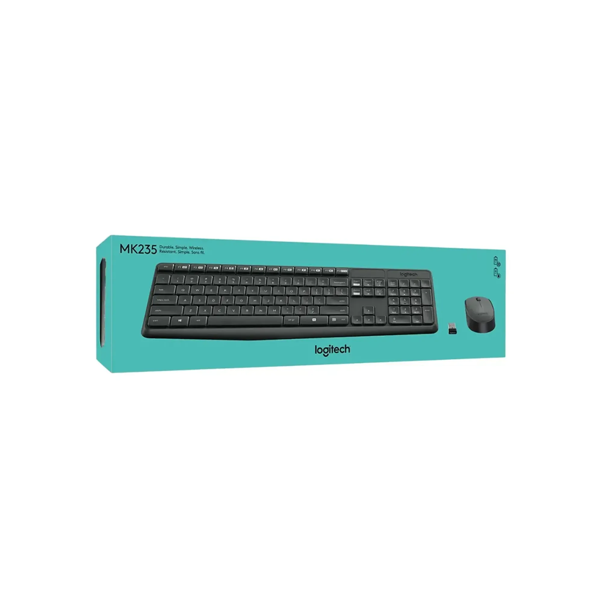 Combo de teclado y mouse Inalambrico Logitech MK235