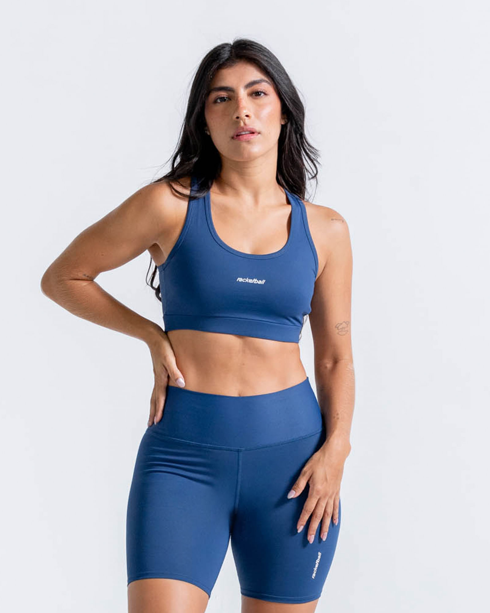 Top Deportivo,  Color Azul Hortencia Para Mujer