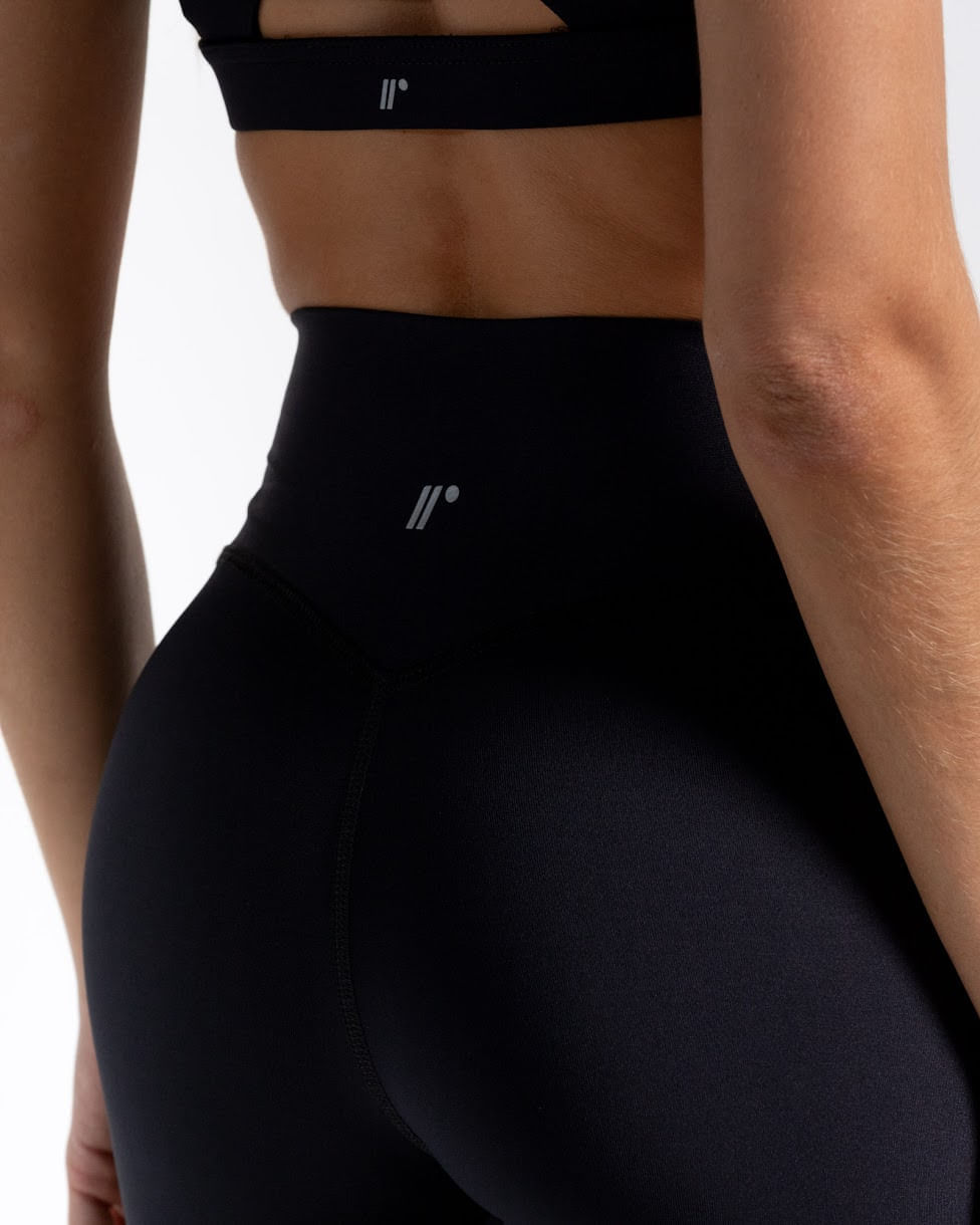 Leggings Vital Deportivo 66 Cm, Color Negro  Para Mujer