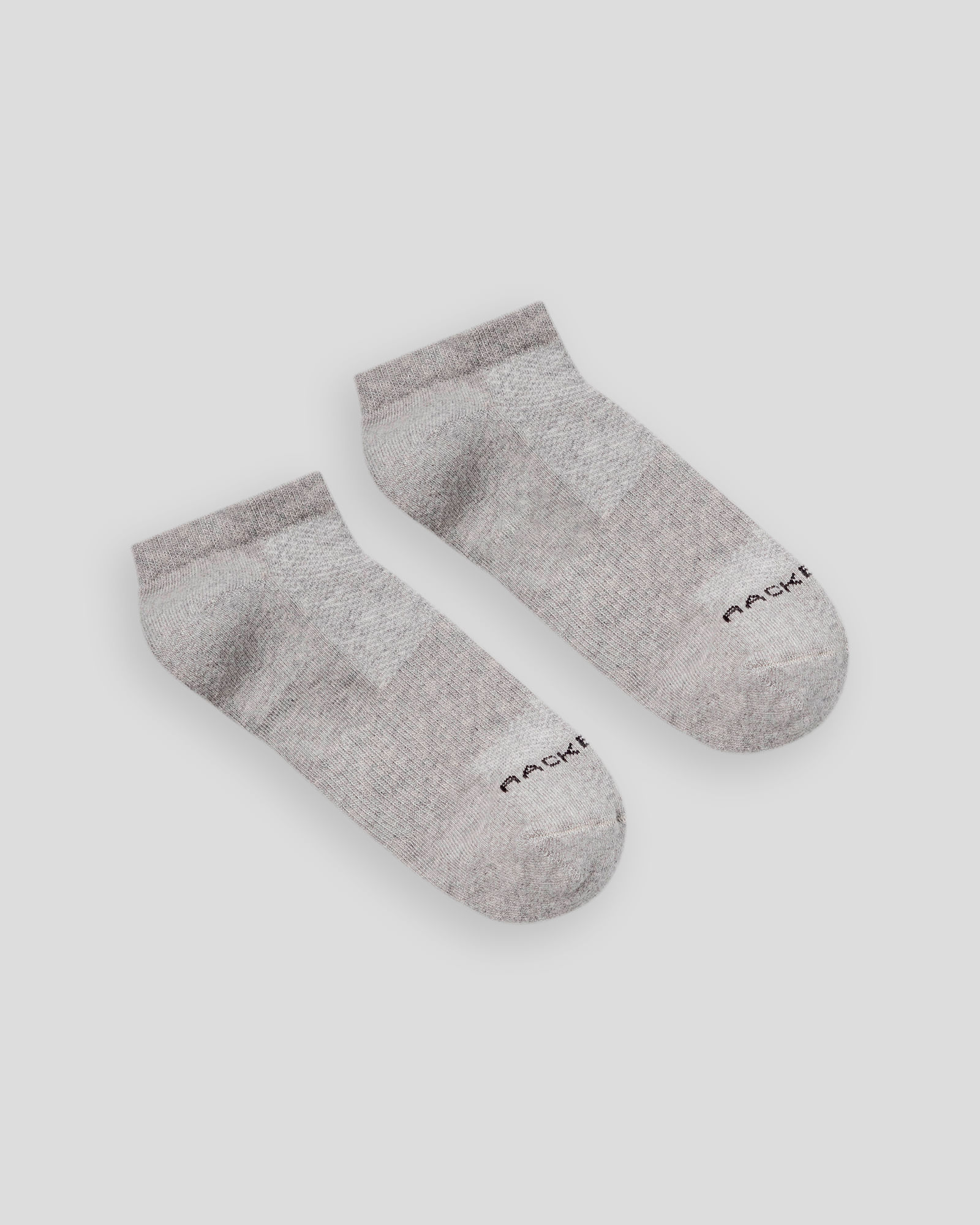 Media Tobillera,  Color Jaspe/Negro  Para Unisex
