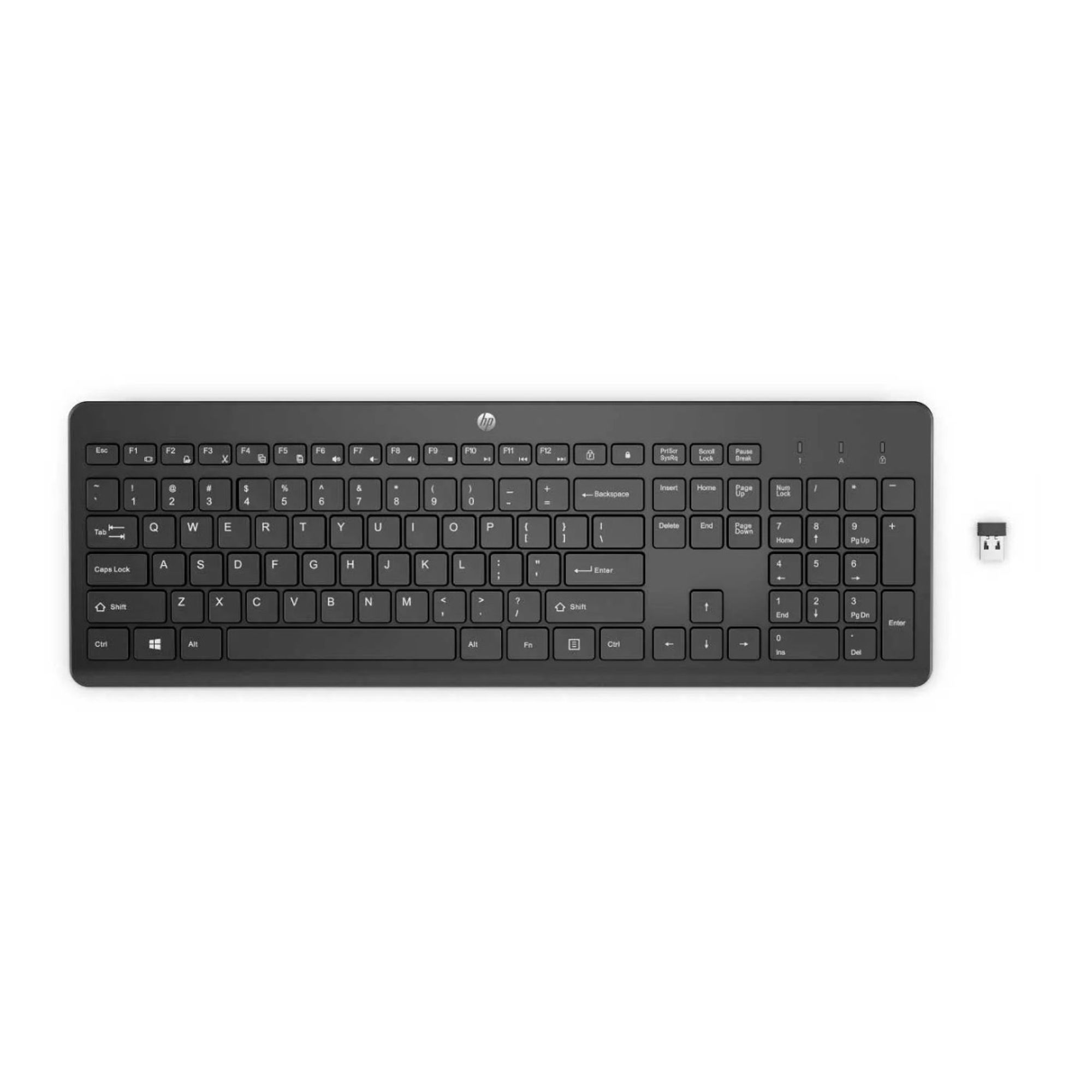 Teclado Hp 230 Inalámbrico Negro Idioma Español Latinoamérica