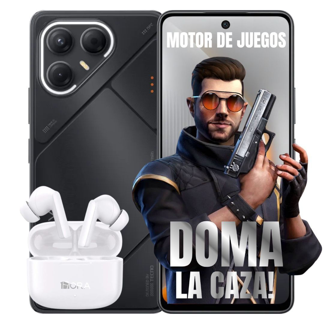 Celular Tecno POVA 7 5G 256GB/8GB – Negro