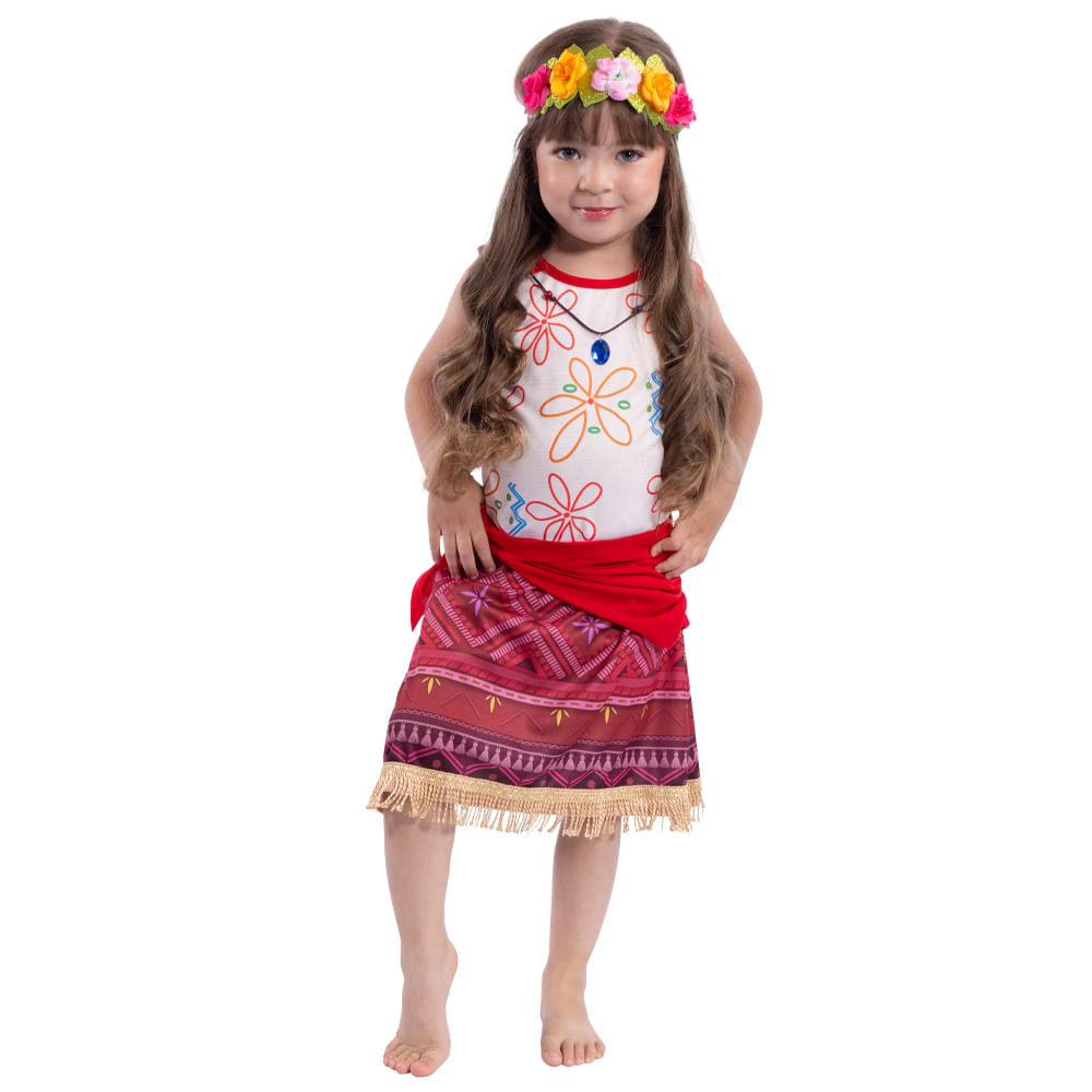 DISFRAZ DE PRINCESA HAWAIANA