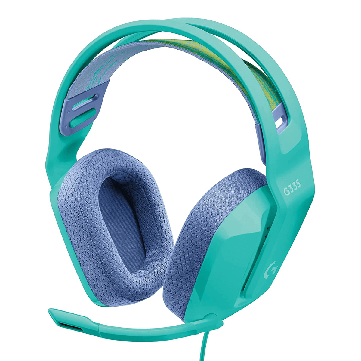 Diadema Gamer Logitech G335  Color  Confort Pc Ps5 Xbox Menta