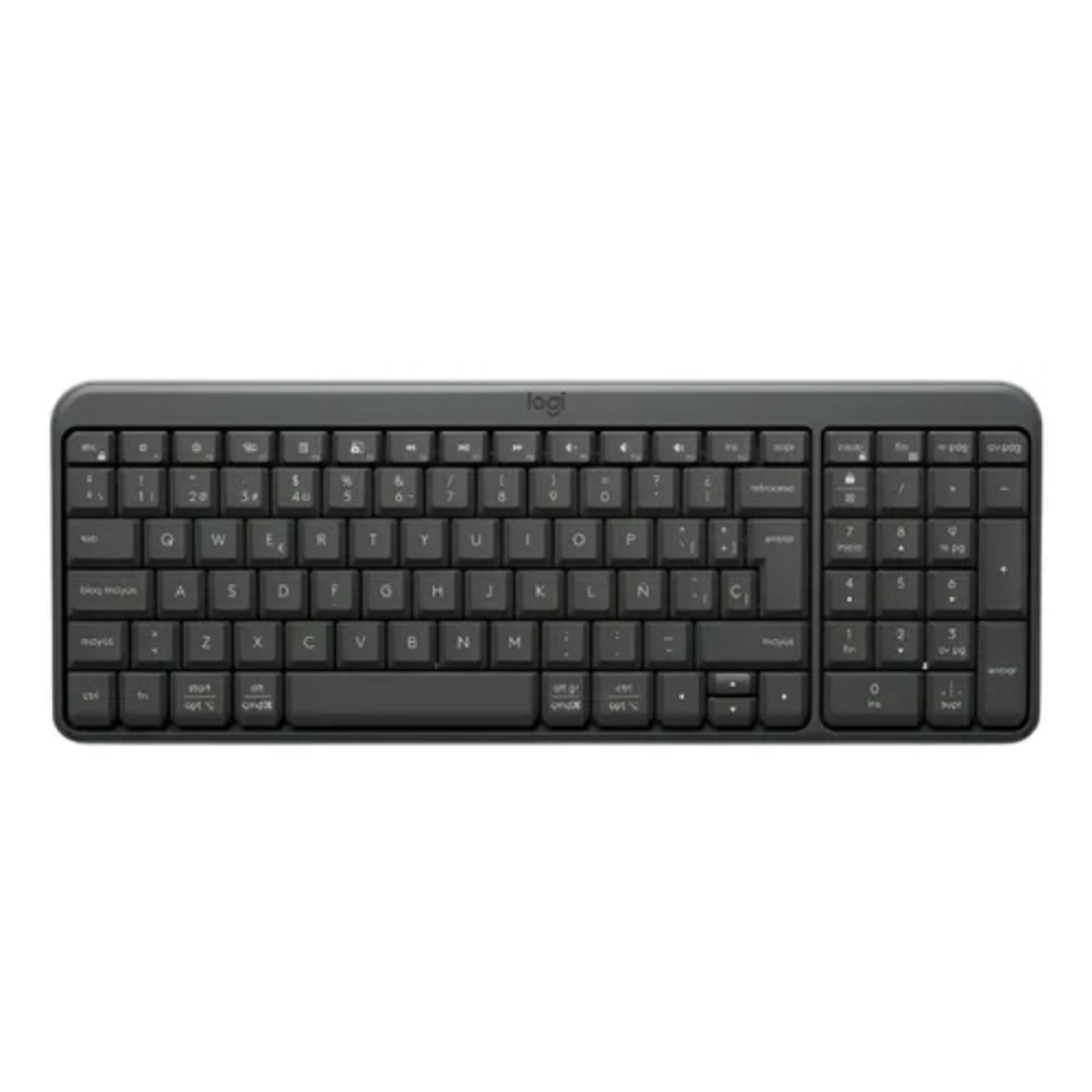 Teclado Bluetooth Inalámbrico Logitech K250 Compacto Negro