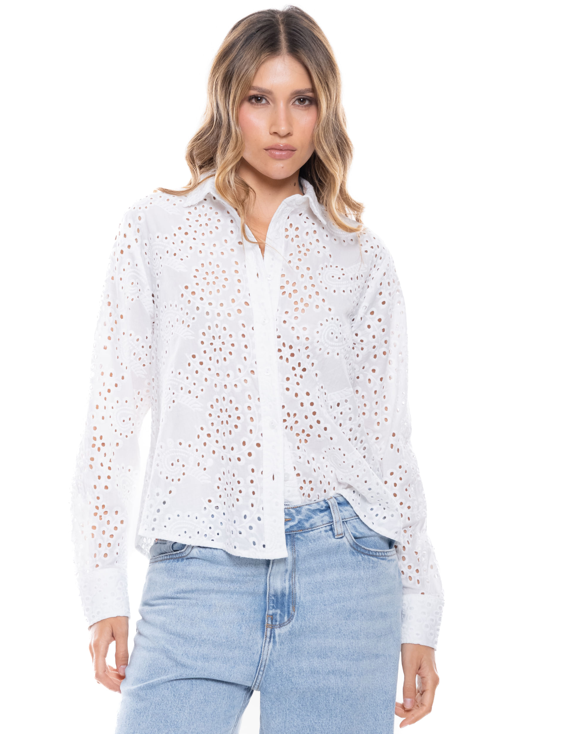 Camisas Manga Larga En Ojalillo