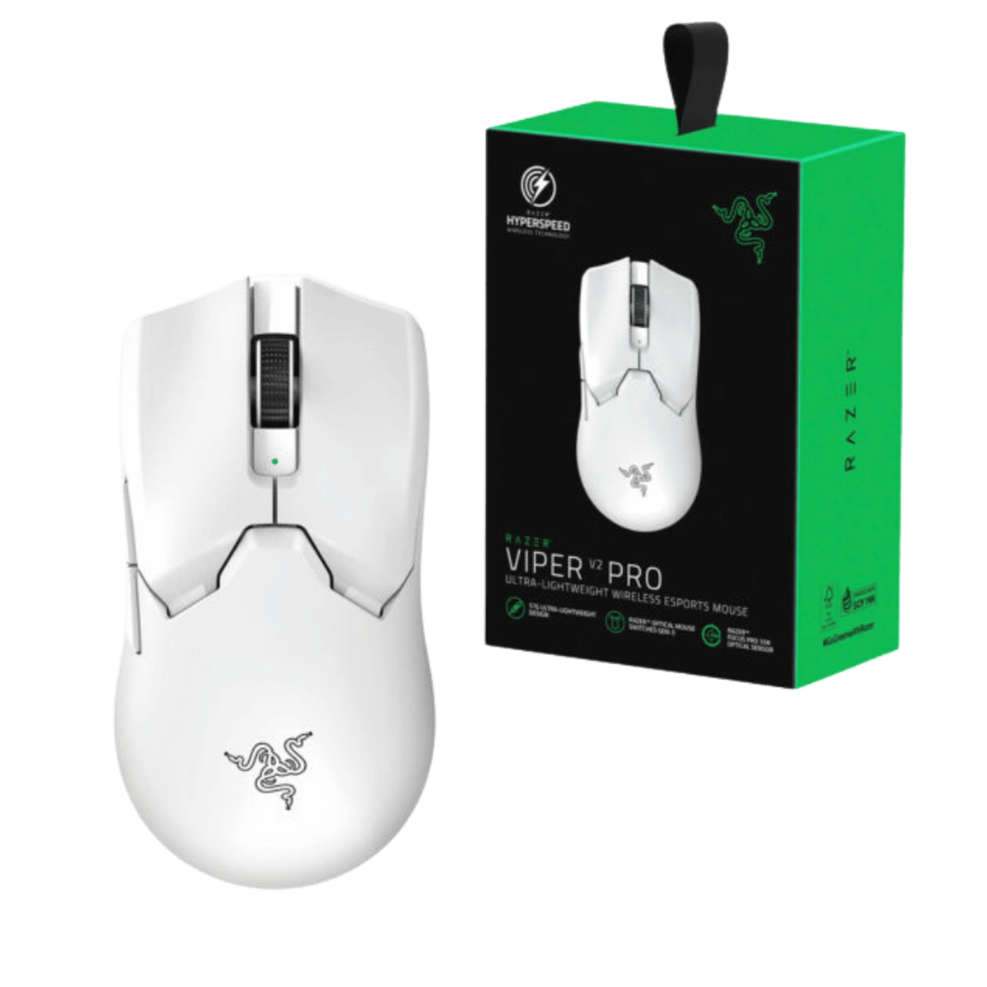 Mouse Razer Viper V2 Pro Inalámbrico Blanco