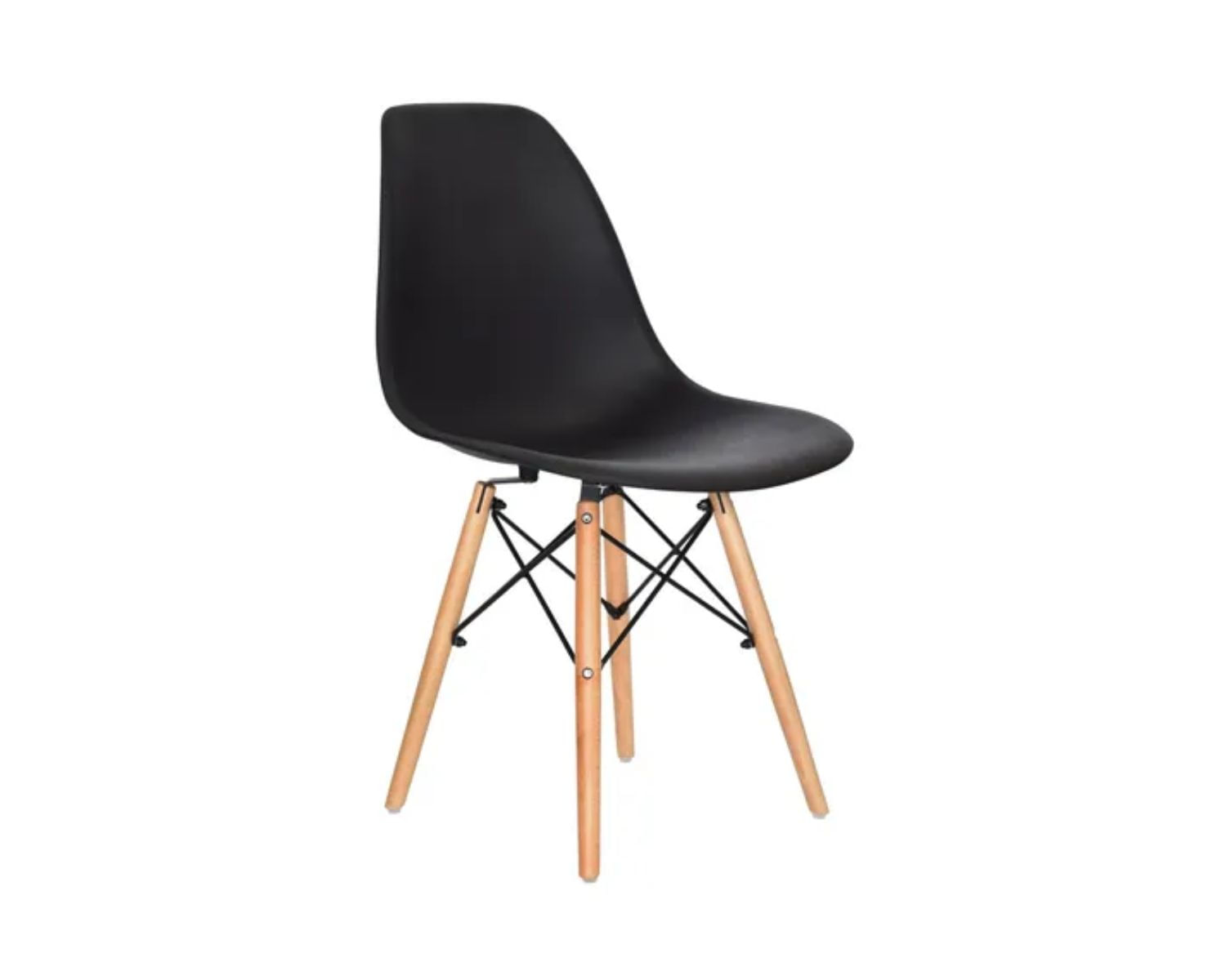 Silla Auxiliar Eames Negro Bonno