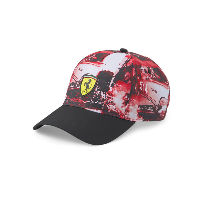 Gorra-Puma-Scuderia-Ferrari-Sportwear-Road-Trip-Color-Rojo-Negro--Hombre