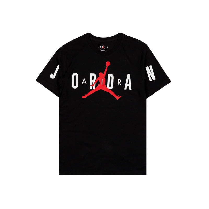 Camiseta-elastica-Aire-jordan-Color-Negro-Blanco-Rojo--Hombre