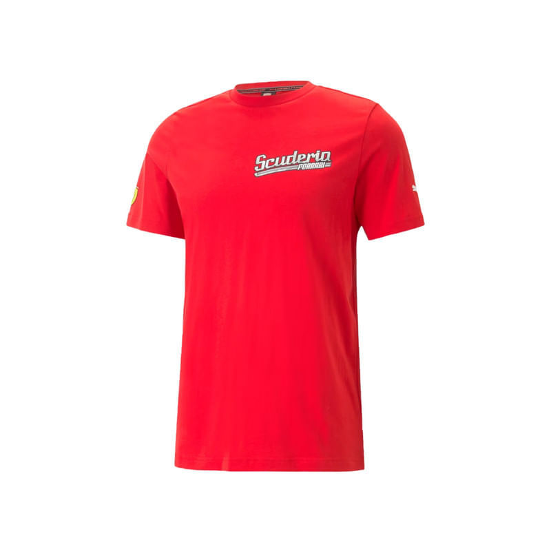 Camiseta-Puma-Scuderia-Ferrari-Hombre-Color-Rojo-Blanco