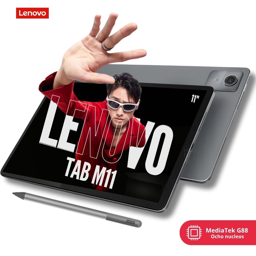 Tablet Lenovo Tab M11 128GB/4GB Con lapiz – Gris