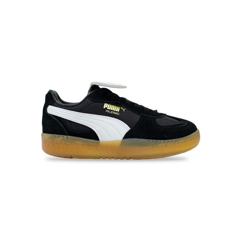 Tenis Puma Palermo Moda Tongue Mujer Color Negro Blanco