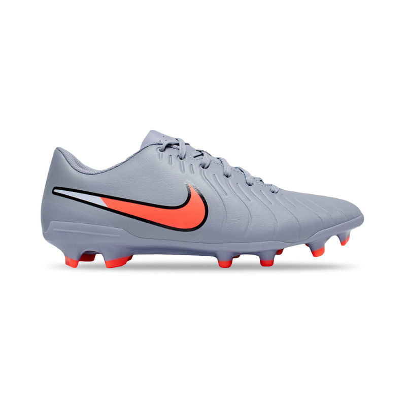 Guayos Nike Tiempo Legend 10 Club Hombre Color Gris Naranjado