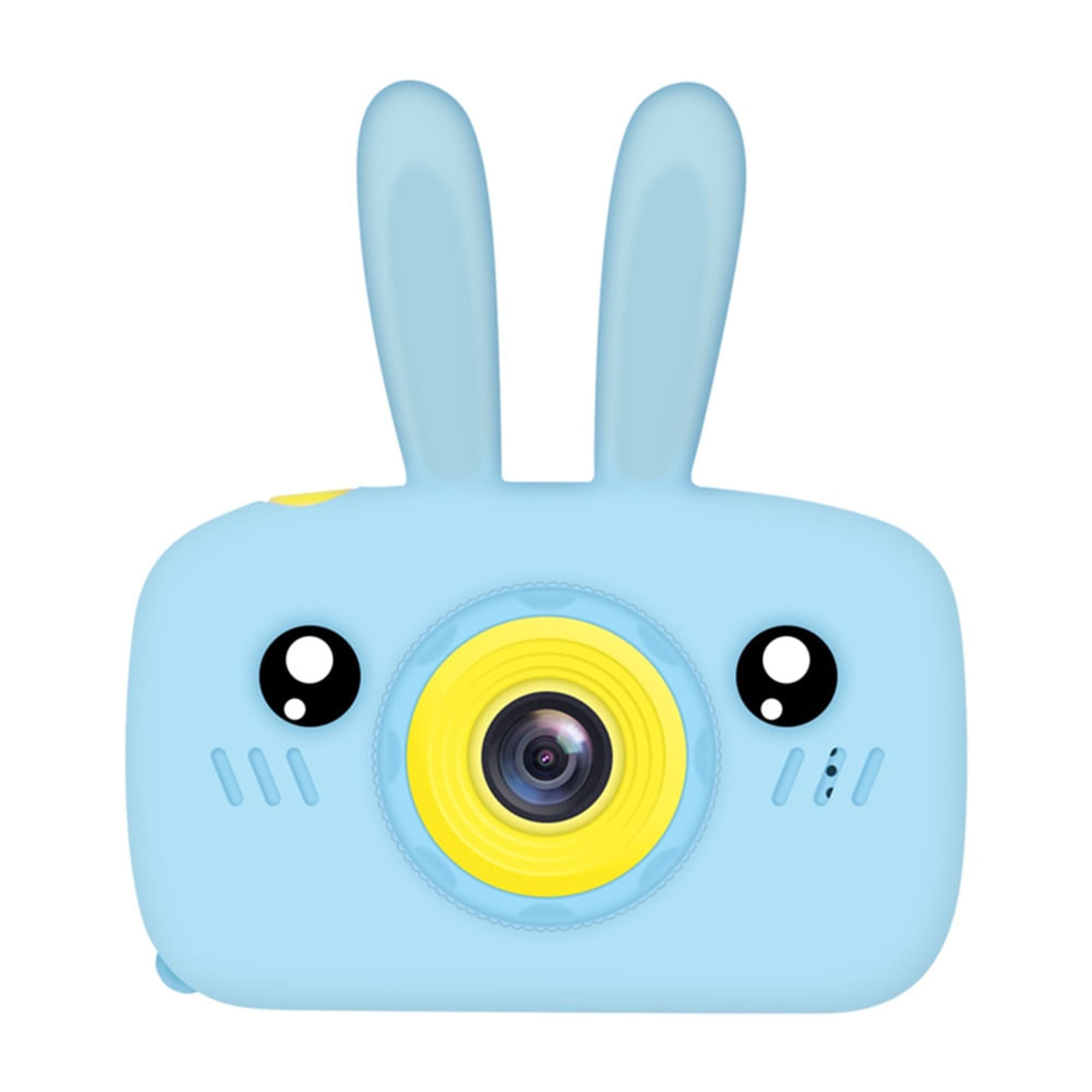 Camara Digital Para Niños Tipo Conejo Azul Infantil