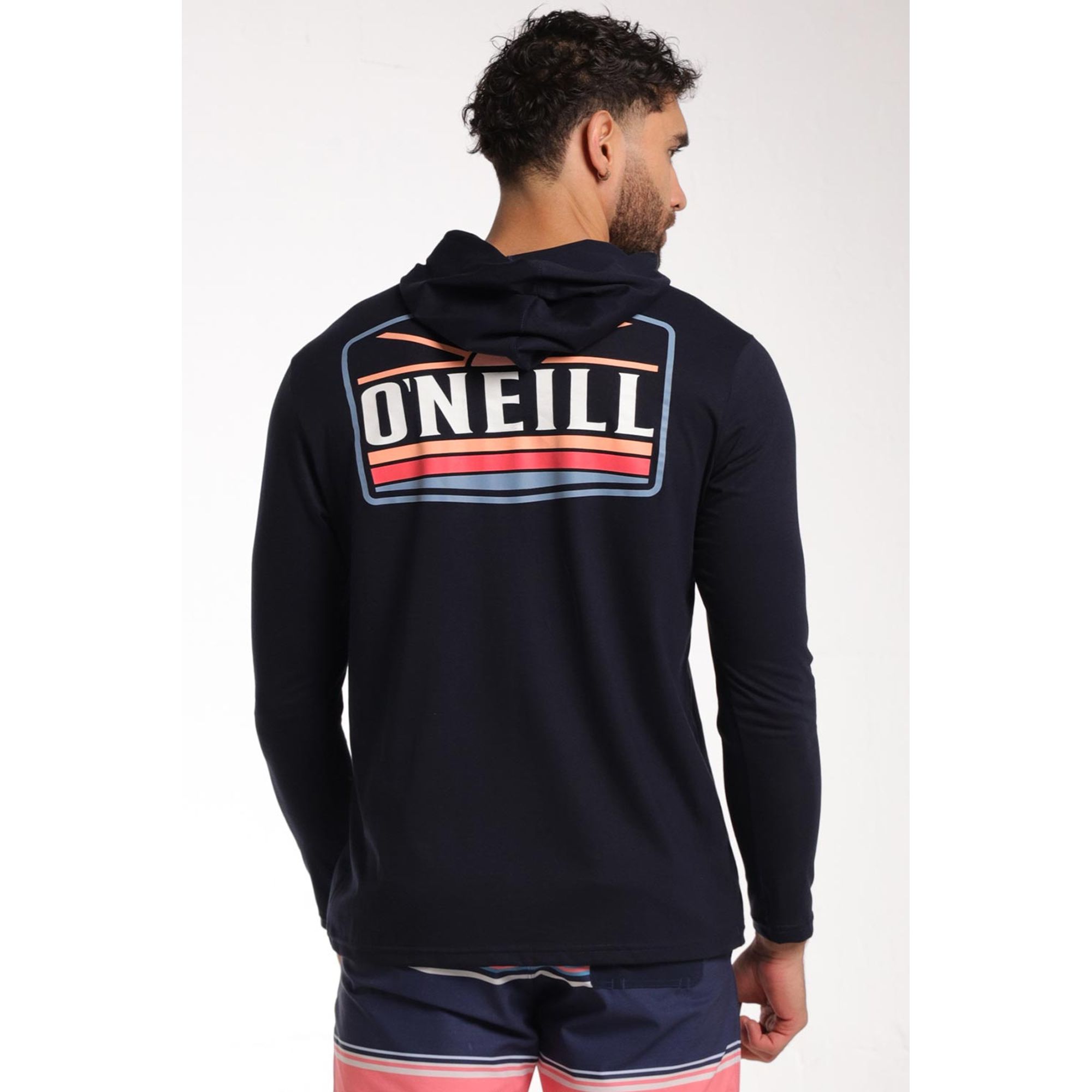 Camiseta Manga Larga Hoodie Standard Fit Sun Supply Hombre