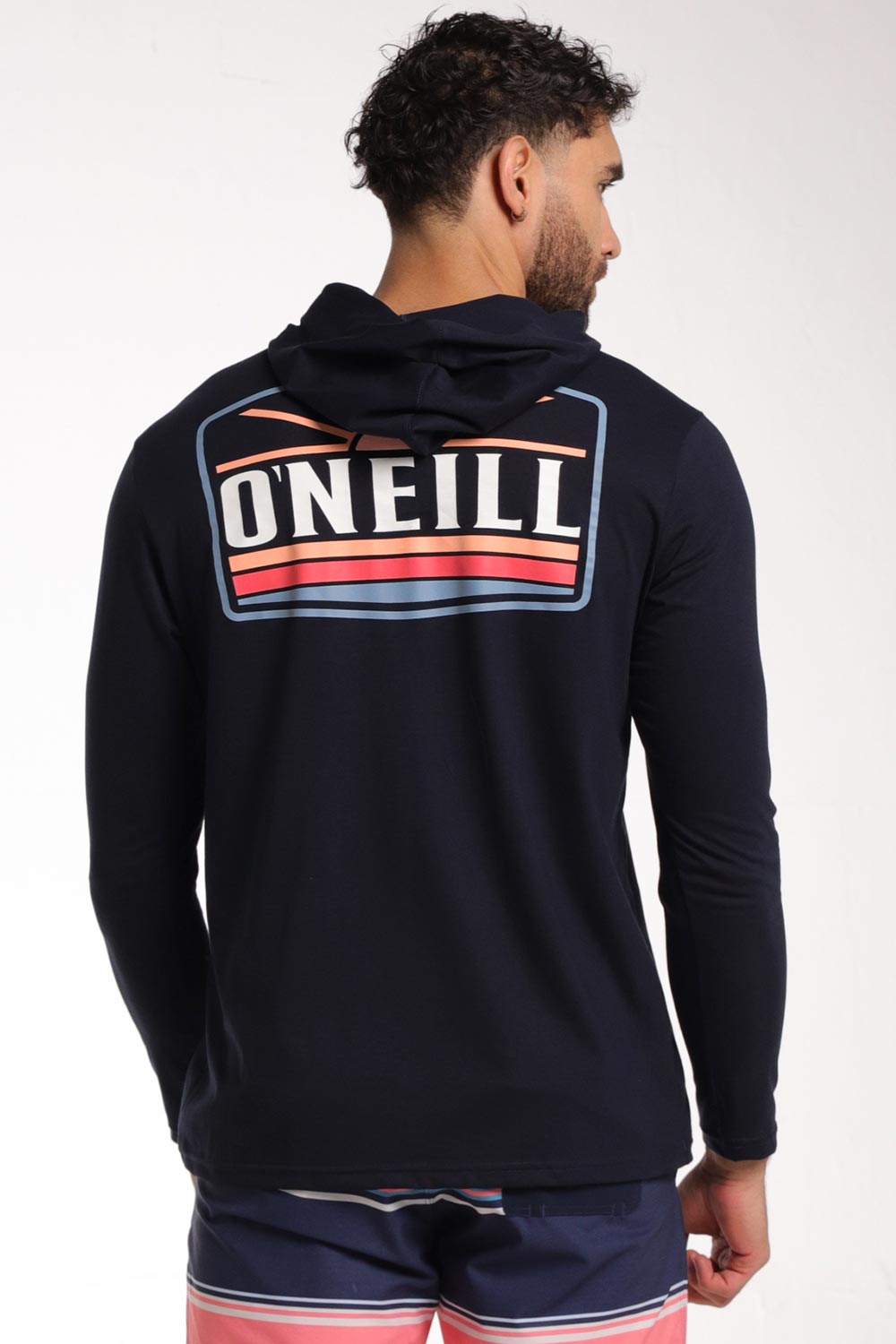 Camiseta Manga Larga Hoodie Standard Fit Sun Supply Hombre