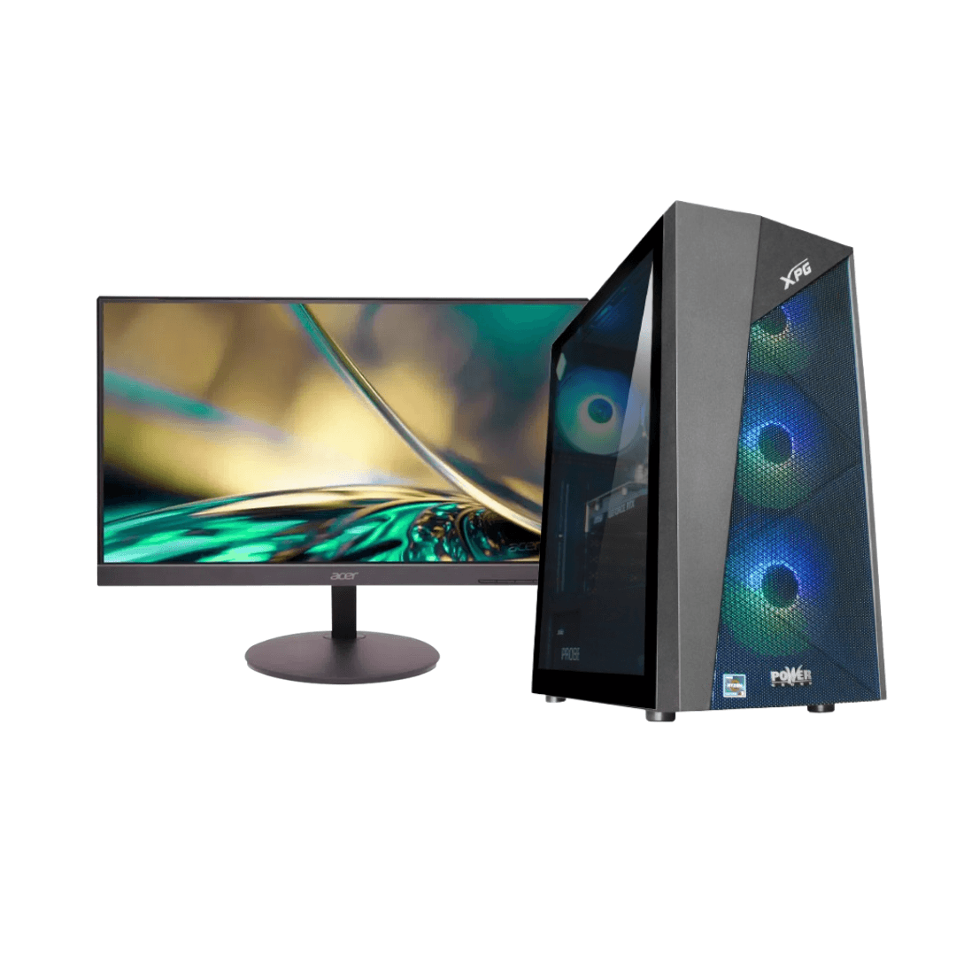 Computador GAMER Amd Ryzen 7 8700F Rtx 3050 6Gb 16Gb 512Gb - Monitor Acer 21.5